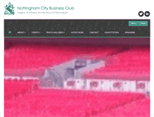 Tablet Screenshot of nottinghamcitybusinessclub.co.uk